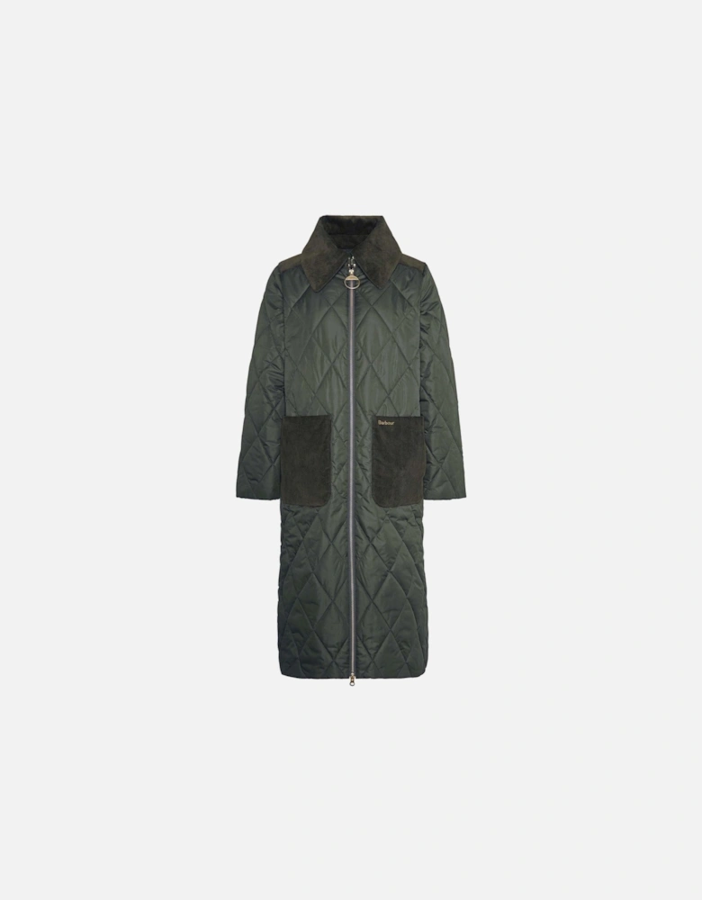 Malton Womens Long Quilted Jacket