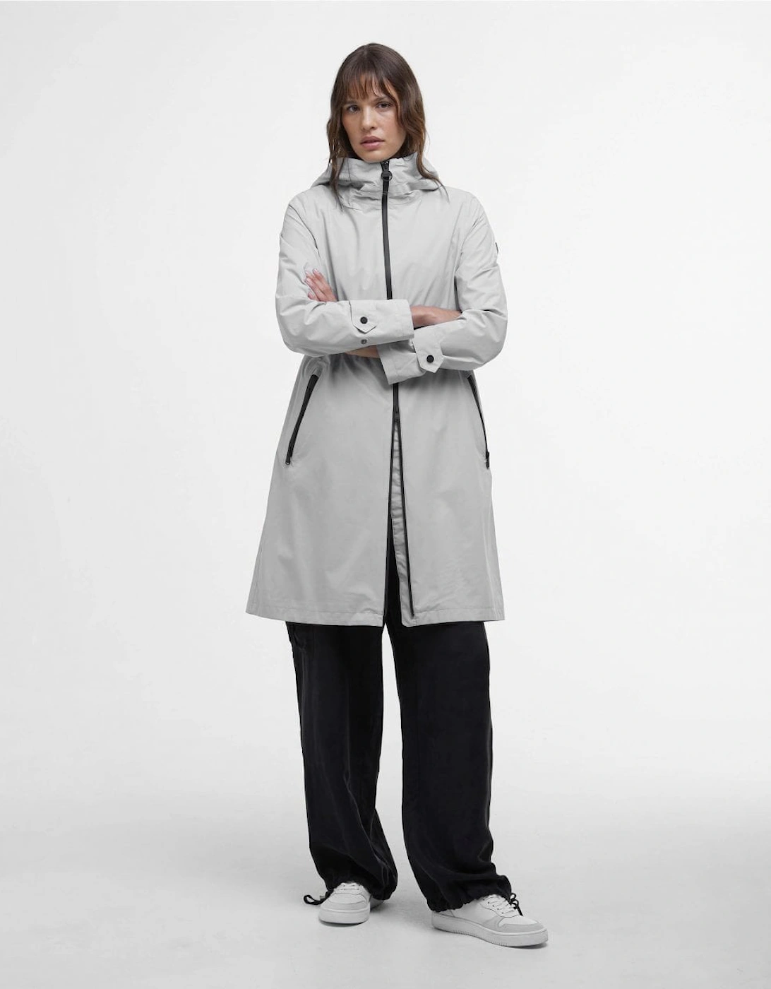 Long Kyra Womens Waterproof Jacket, 9 of 8