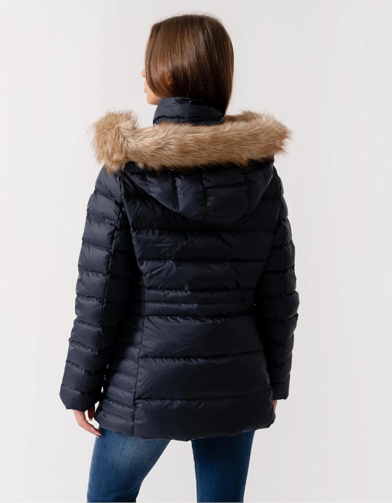 Tyra Down Faux Fur Womens Jacket