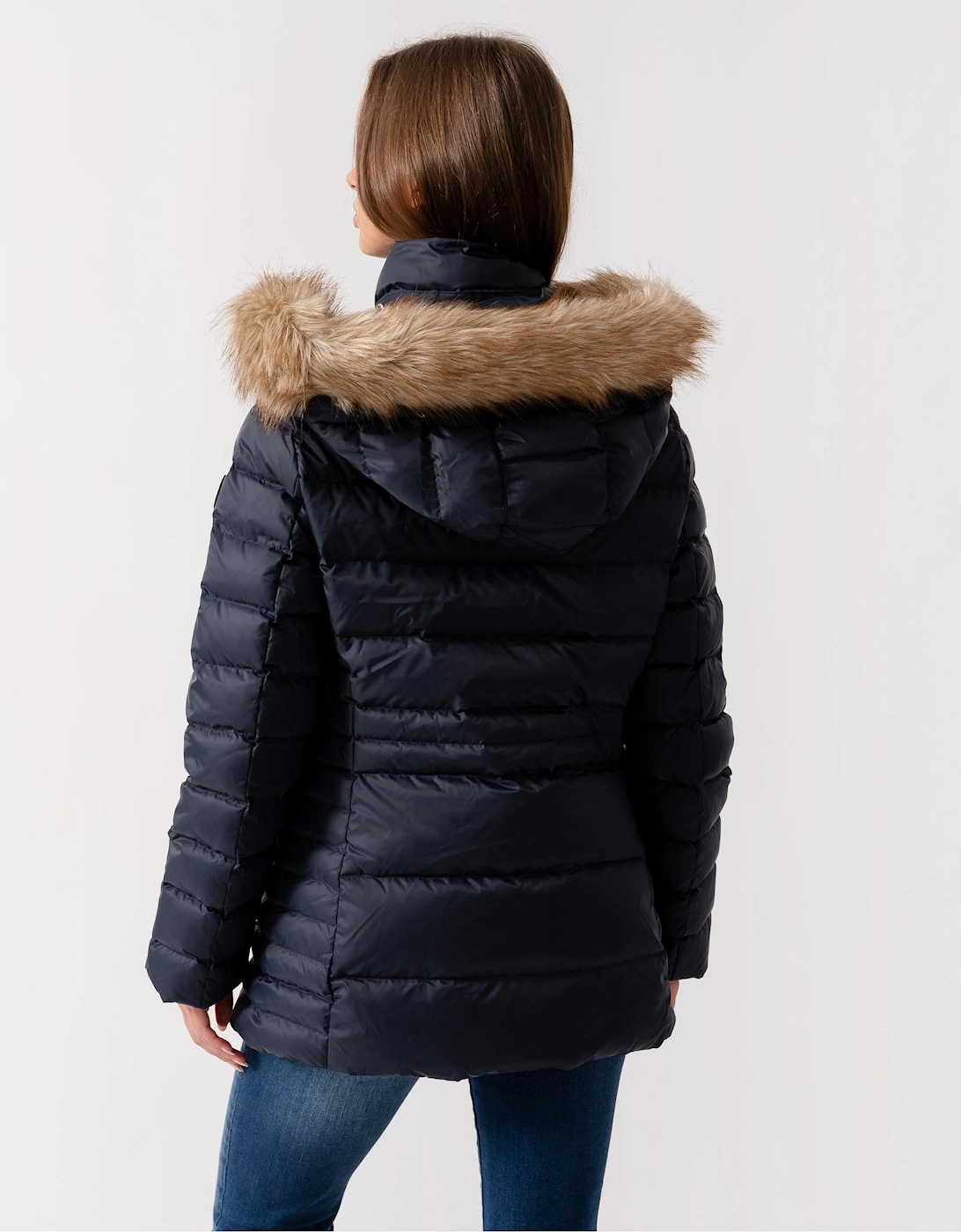 Tyra Down Faux Fur Womens Jacket