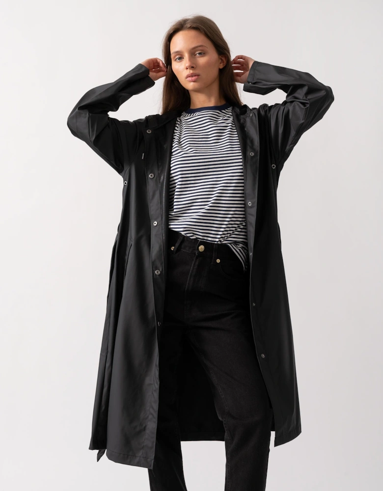 Womens A-Line Longer Jacket - 01 Black