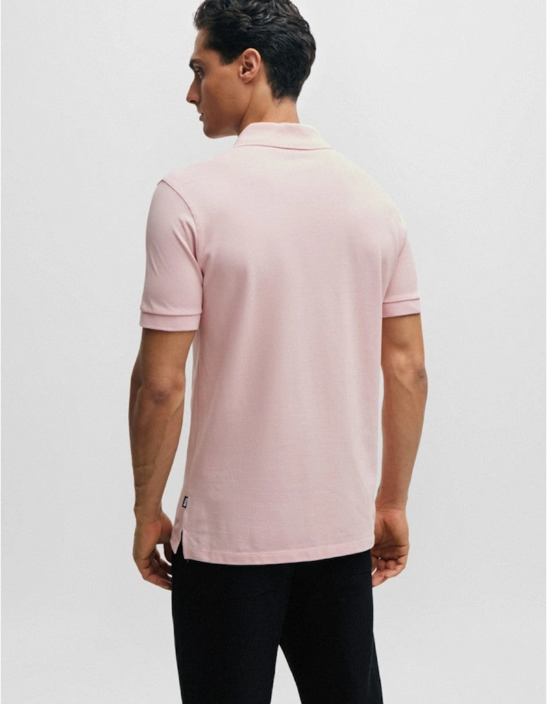 BOSS Black Pallas Polo Shirt 688 Light Pastel Pink