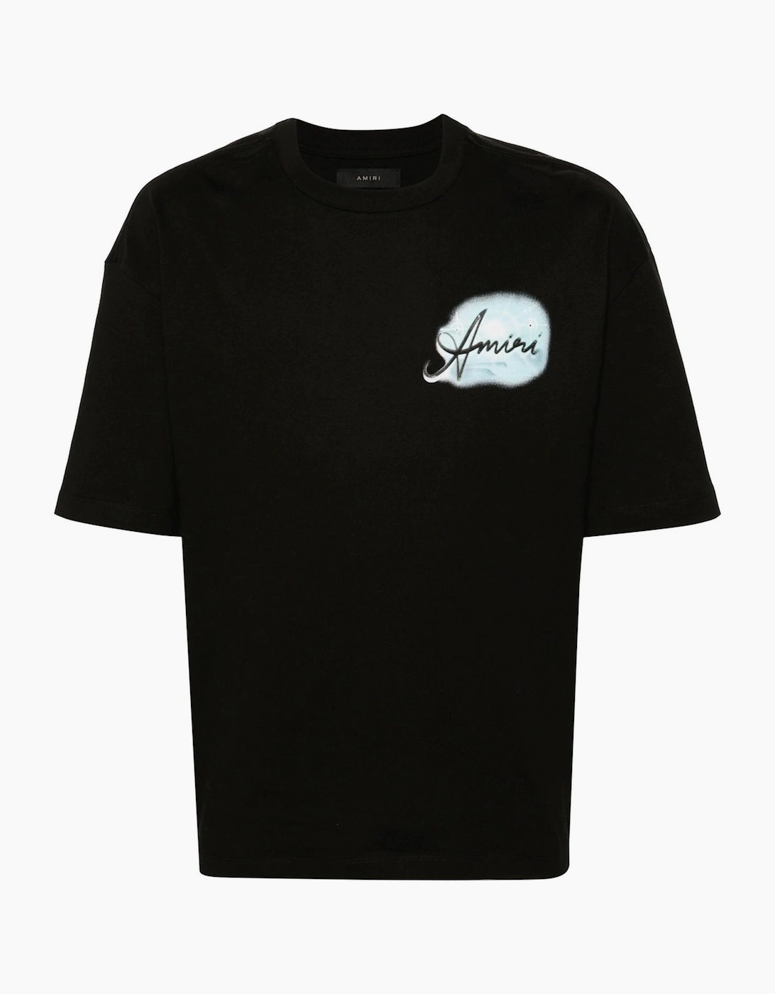 Men's Amiri Paradise Airbrush Oversized T-Shirt in Black - Size: 40