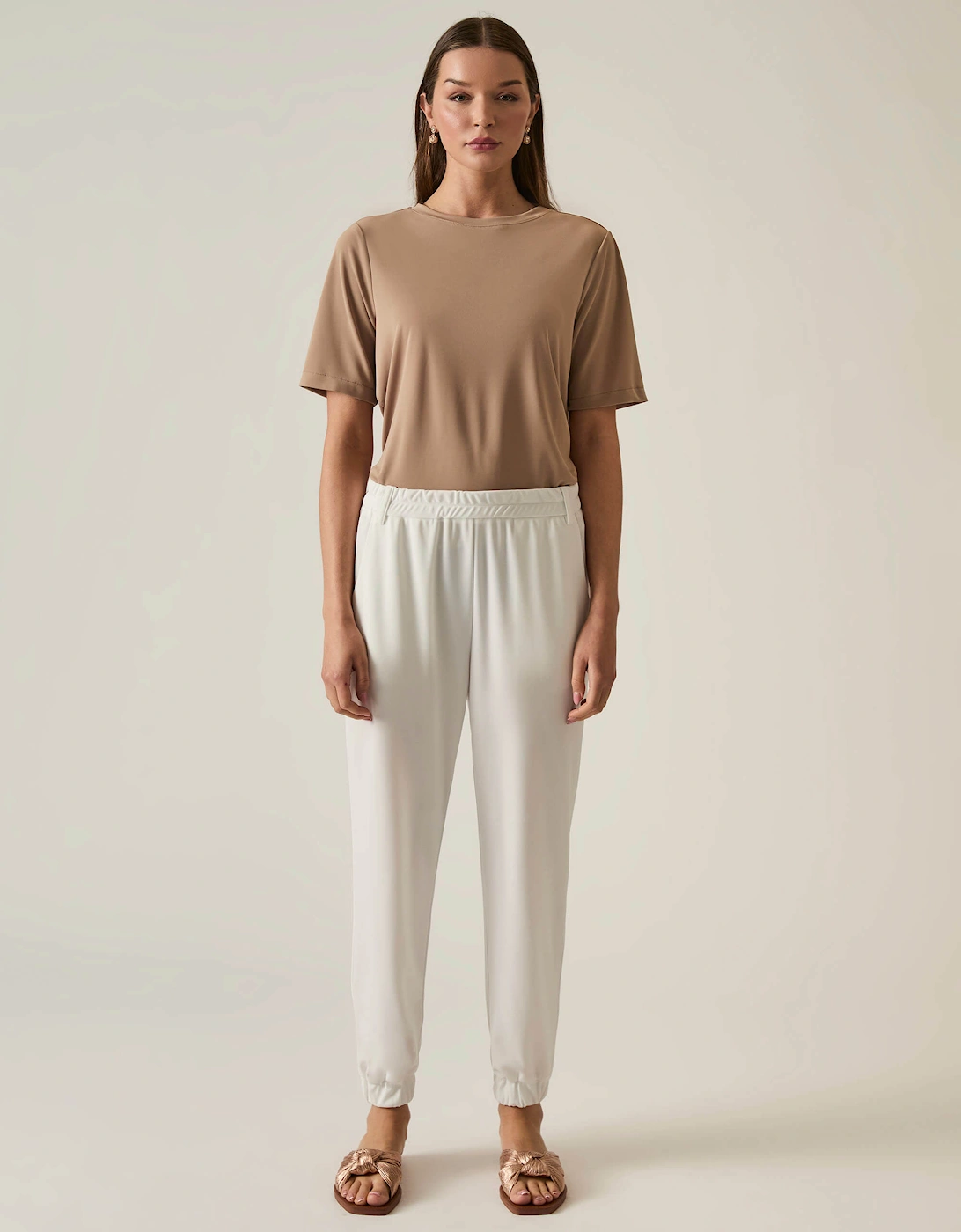 Jersey White Joggers, 7 of 6