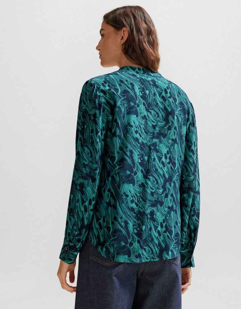 Banora18 Regular-Fit Silk Blouse