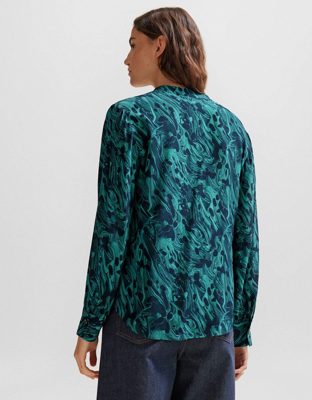 Banora18 Regular-Fit Silk Blouse