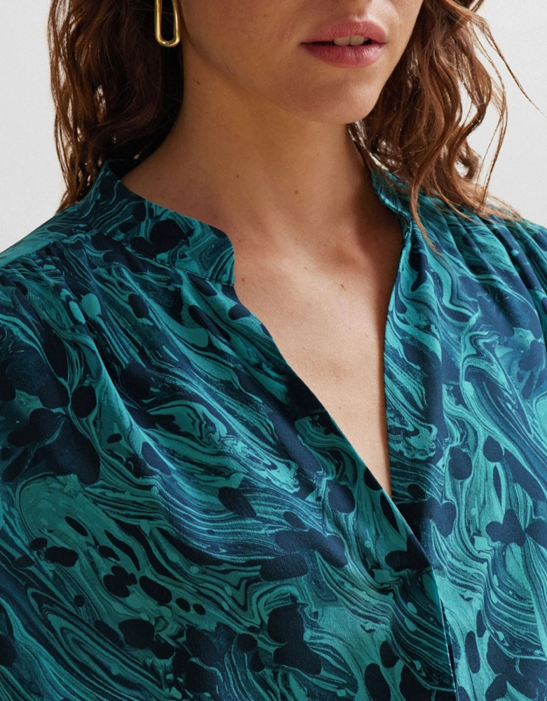 Banora18 Regular-Fit Silk Blouse