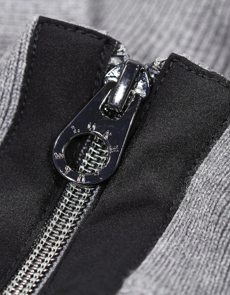 Heddon Zip Knitted Jumper - GREY