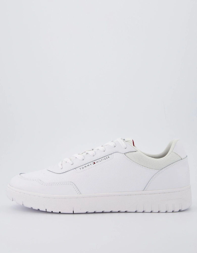Th Basket Core Leather Pinperforated Trainers - White