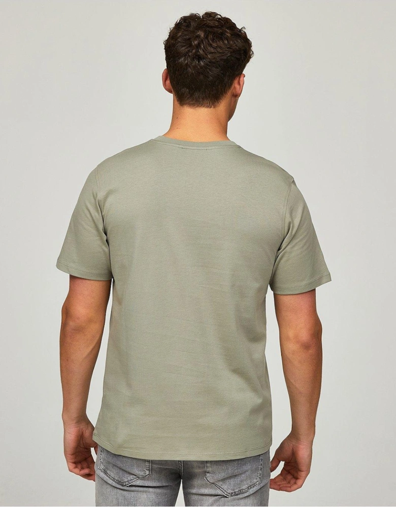 Meucci Puff Logo T-Shirt - Beige