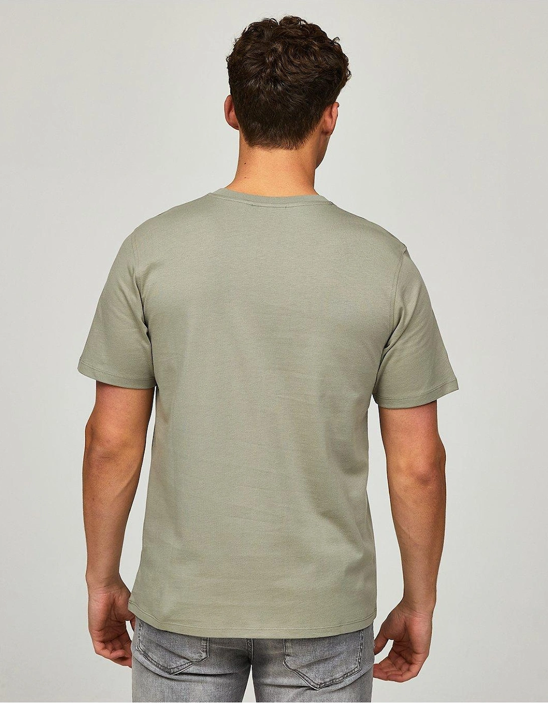 Meucci Puff Logo T-Shirt - Beige