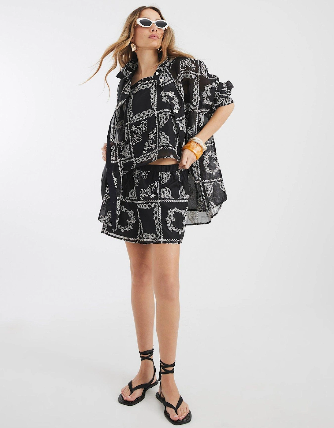 Embellished Shorts - Black, 2 of 1
