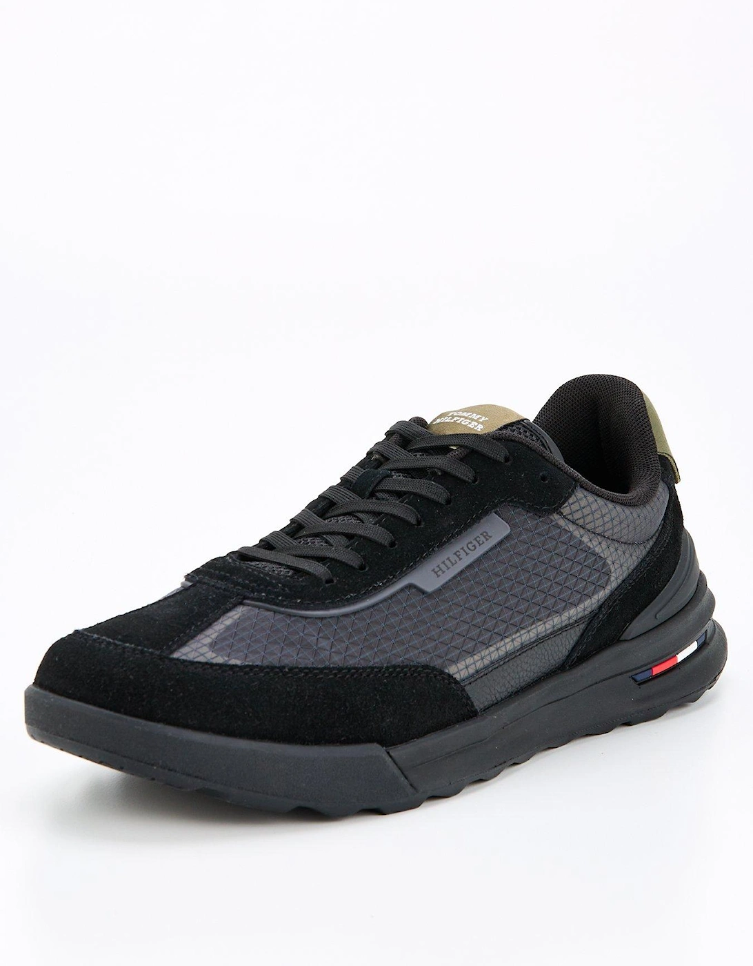 Ripstop Retro Running Shoes - Black