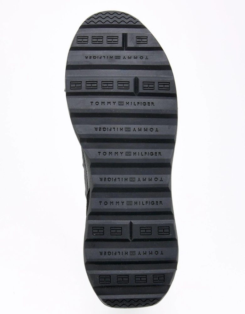Ripstop Retro Running Shoes - Black