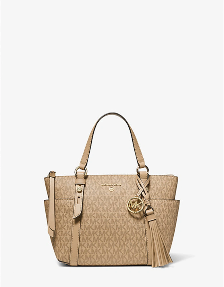 Sullivan Small Logo Top-Zip Tote Bag