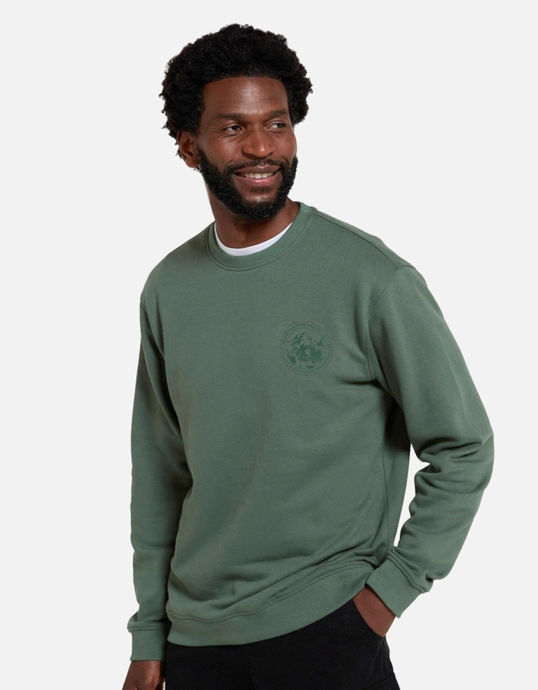 Mens Mountain Crew Neck Sweatshirt
