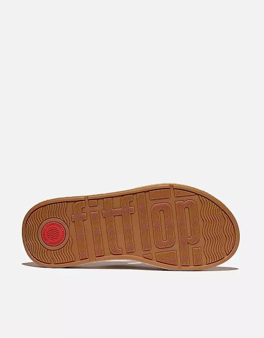 Womens F-Mode Espadrille Leather Flatform Cross Slides