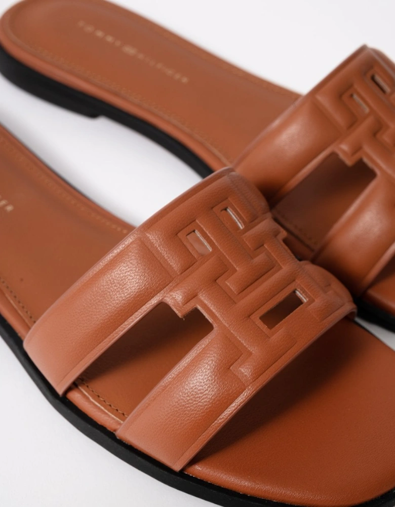 Logo Strap Womens Mule