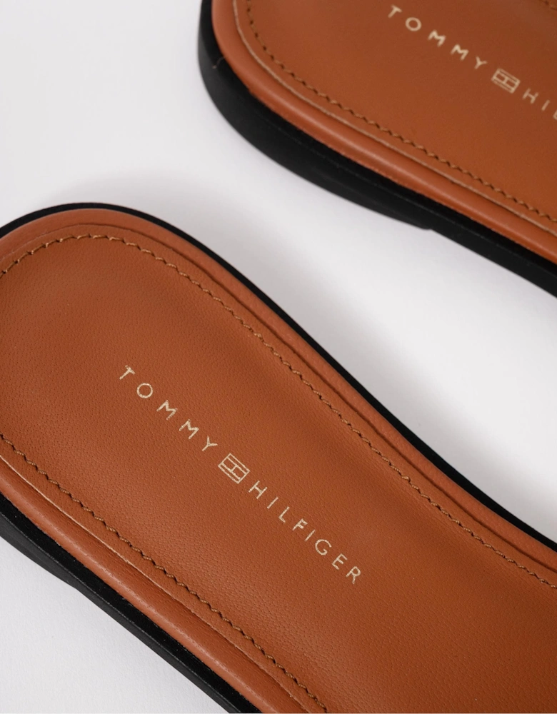Logo Strap Womens Mule