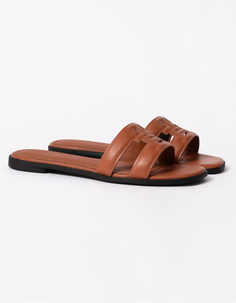 Logo Strap Womens Mule