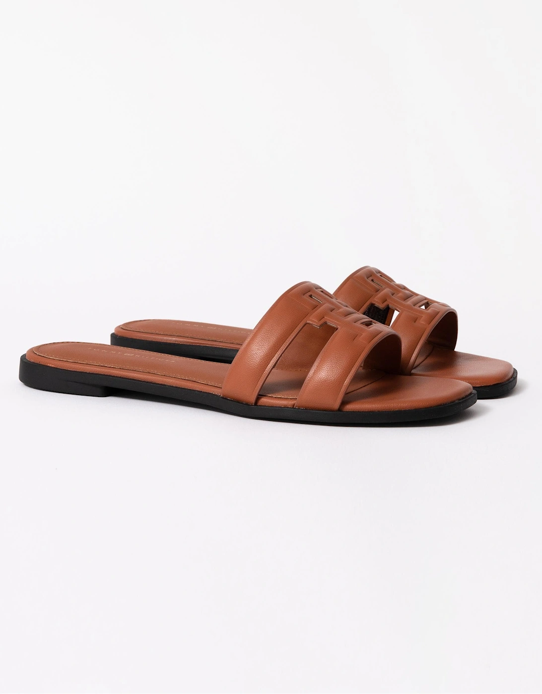 Logo Strap Womens Mule