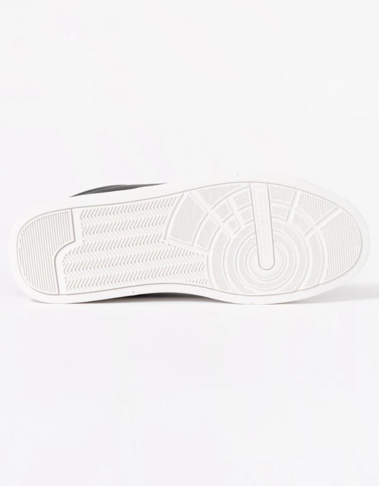 Court Leather Detailed Mens Trainer