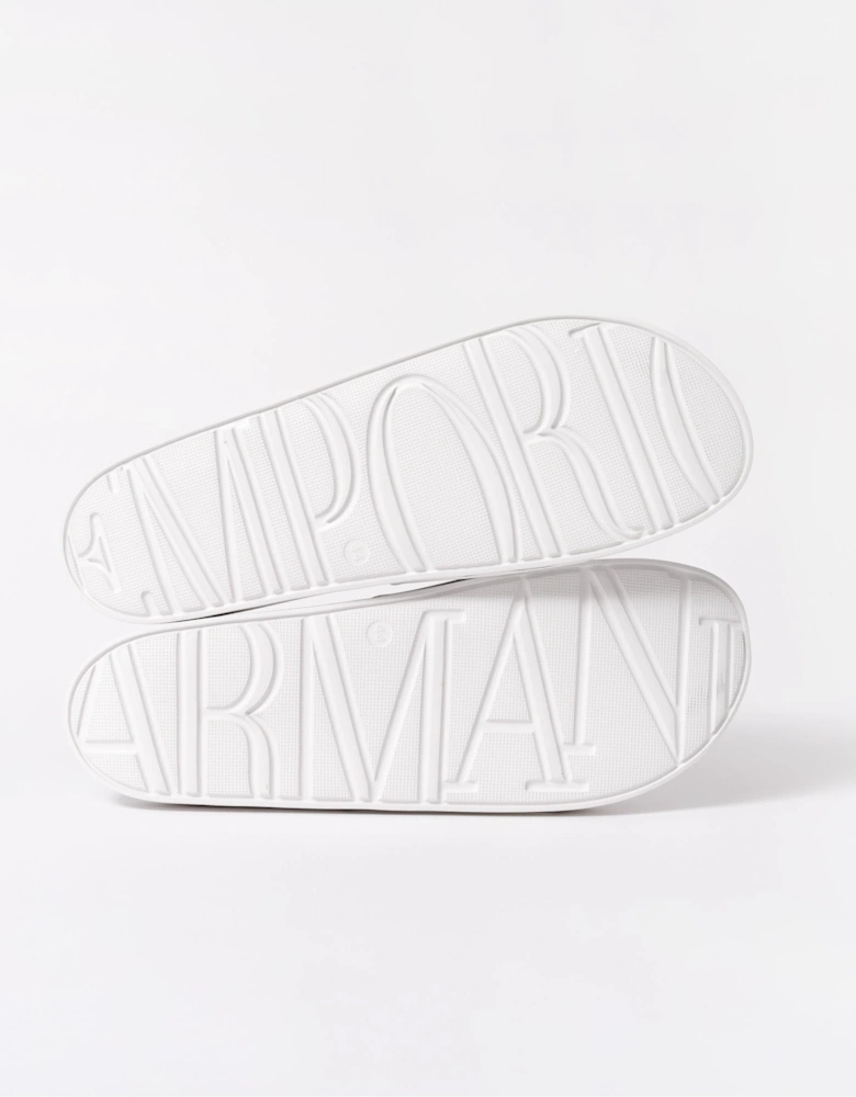 Mens Embossed Eagle PVC Slides