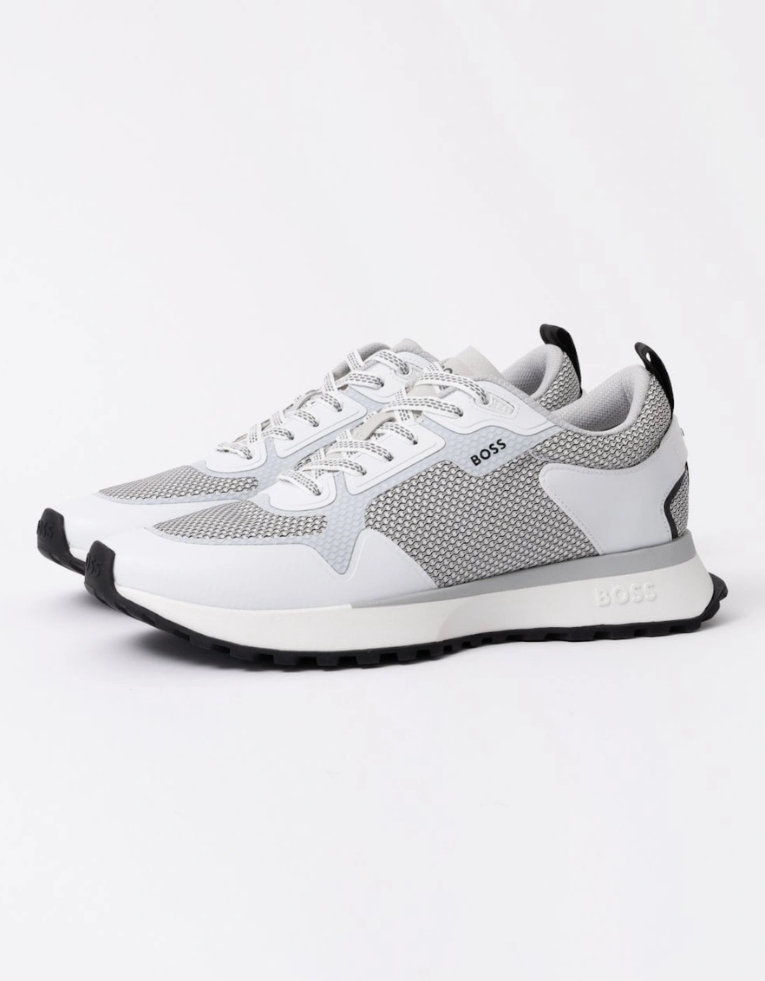 BOSS Orange Jonah Mixed-Material Trainers with Mesh Details and Branding, 7 of 6