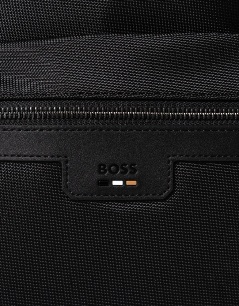 BOSS Orange Ray Mens Structured Backpack With Signature Trims