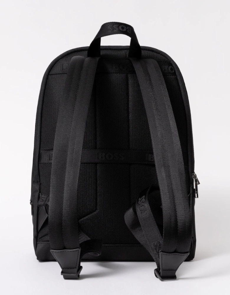 BOSS Orange Ray Mens Structured Backpack With Signature Trims