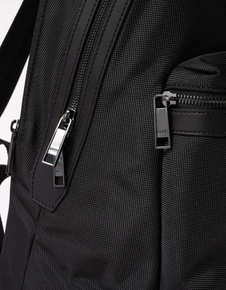 BOSS Orange Ray Mens Structured Backpack With Signature Trims