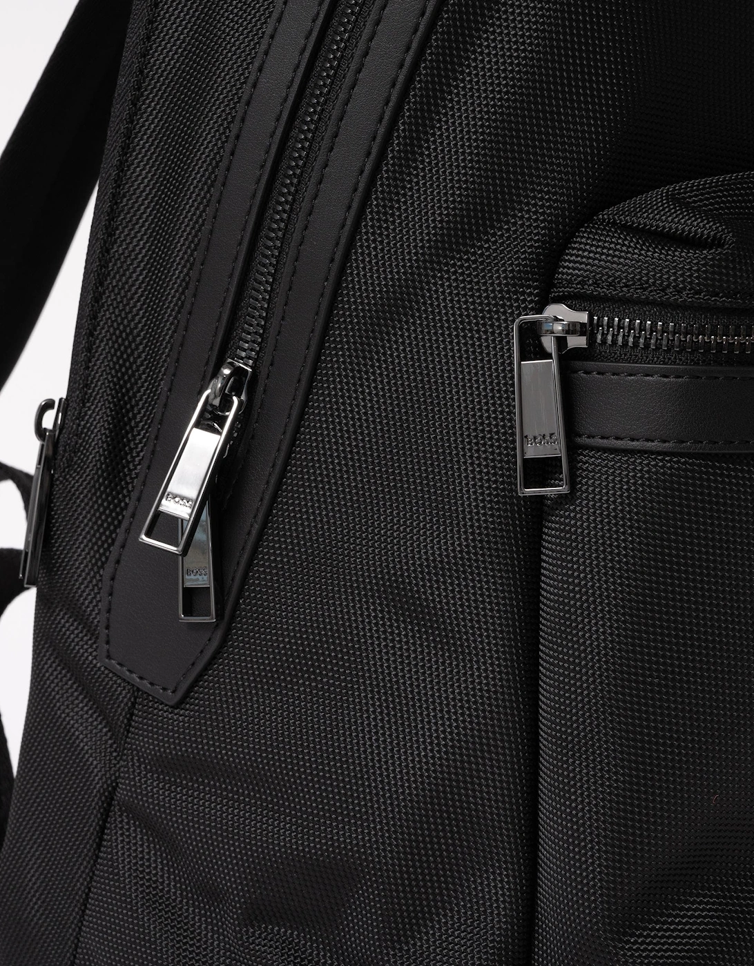 BOSS Orange Ray Mens Structured Backpack With Signature Trims