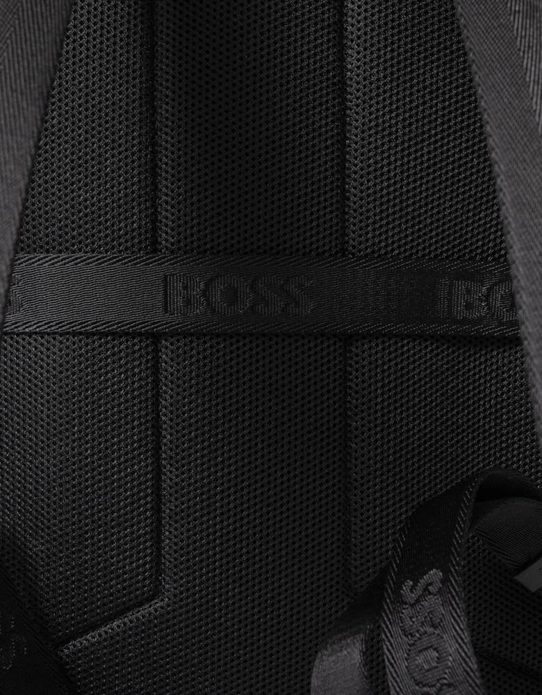 BOSS Orange Ray Mens Structured Backpack With Signature Trims