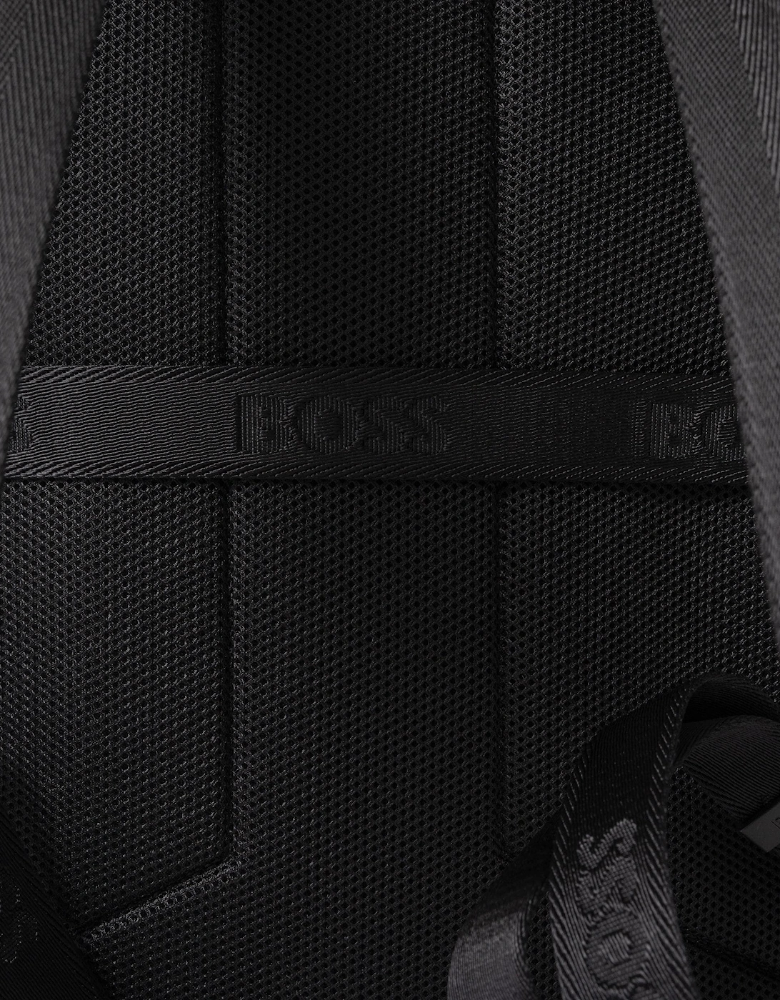 BOSS Orange Ray Mens Structured Backpack With Signature Trims