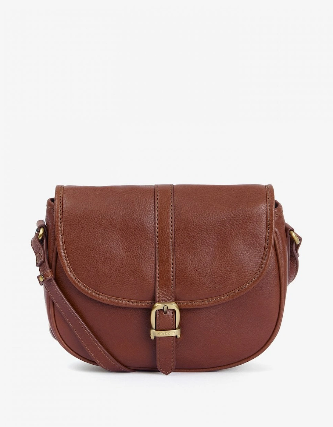 Laire Womens Medium Leather Saddle Bag