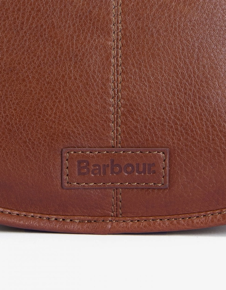 Laire Womens Medium Leather Saddle Bag