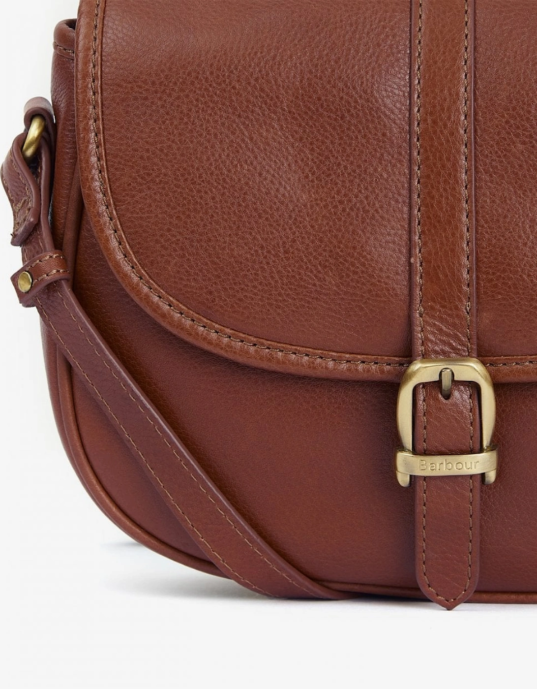 Laire Womens Medium Leather Saddle Bag