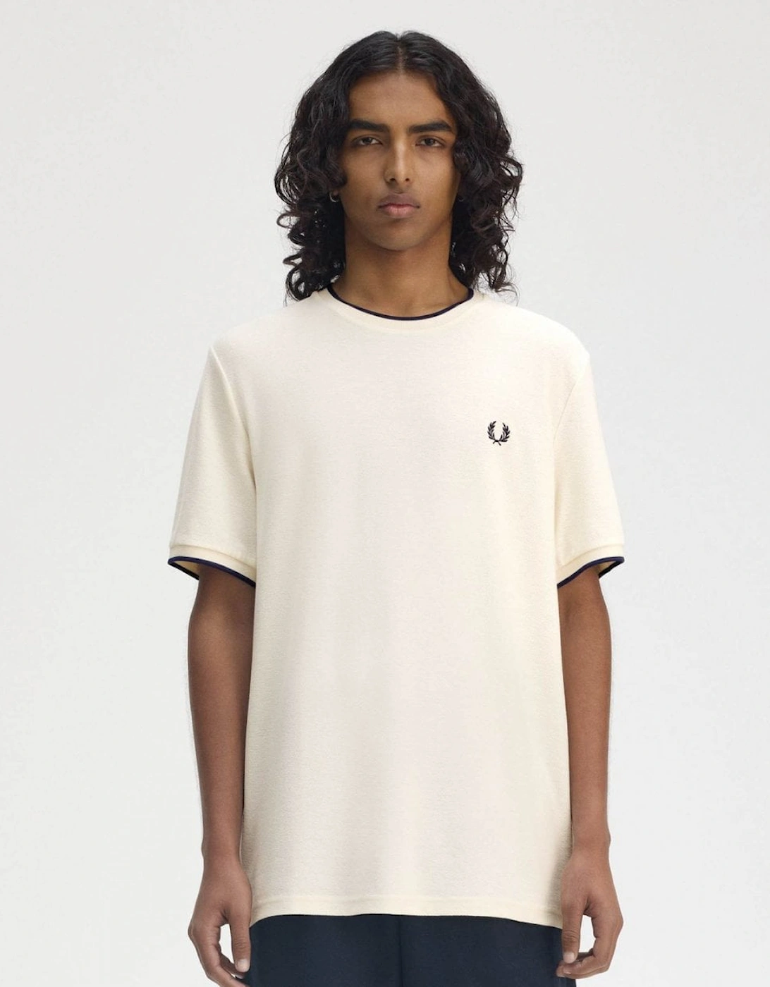 Mens Crepe Pique T-Shirt, 7 of 6