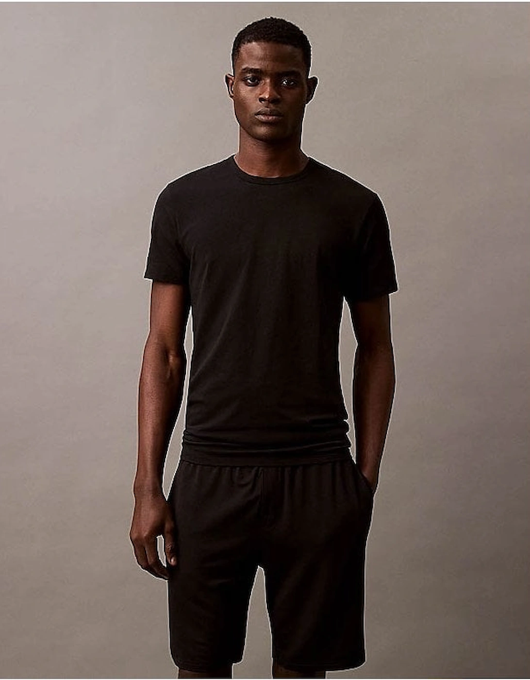 Calvin Klein Men's Black Short Sleeve 3 Pack T Shirts - : Xl