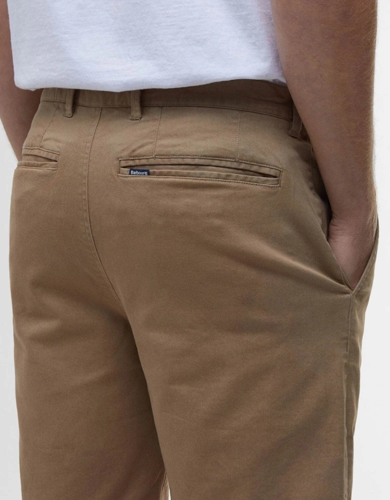 Mens Washed Twill Chino Shorts