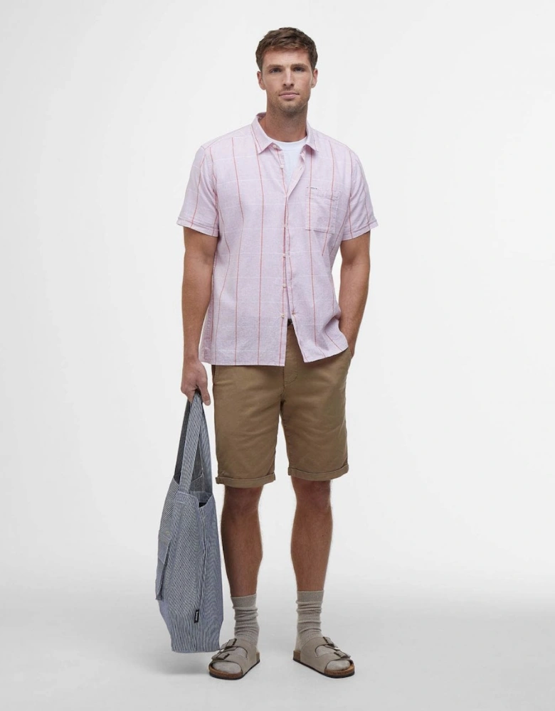 Mens Washed Twill Chino Shorts