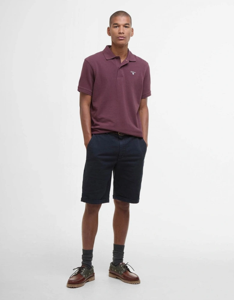 Mens Washed Twill Chino Shorts