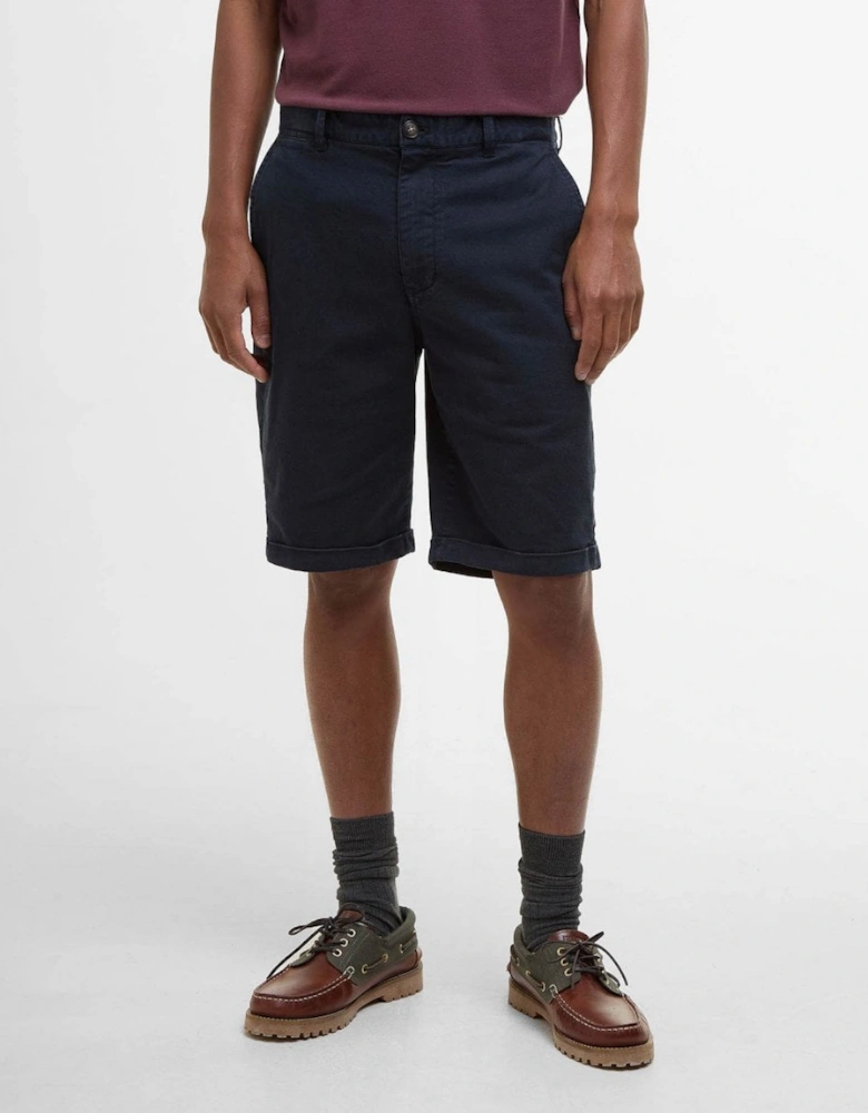 Mens Washed Twill Chino Shorts