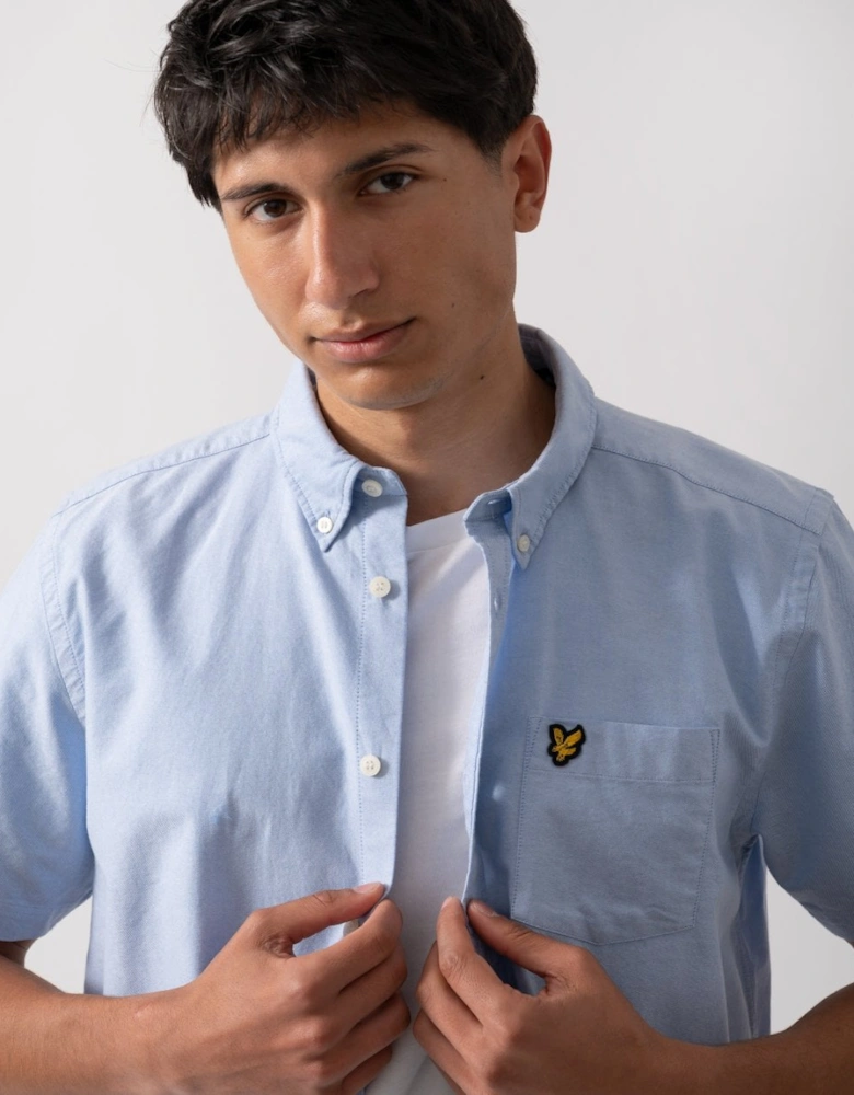 Lyle & Scott  Short Sleeve Oxford Mens Shirt