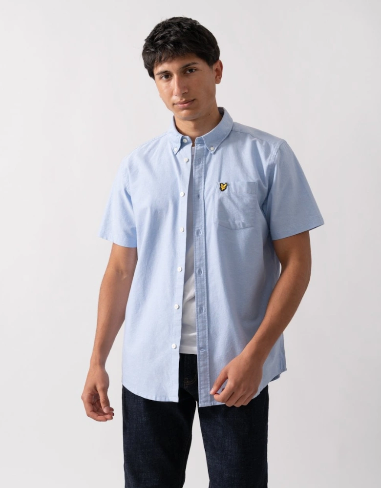 Lyle & Scott  Short Sleeve Oxford Mens Shirt