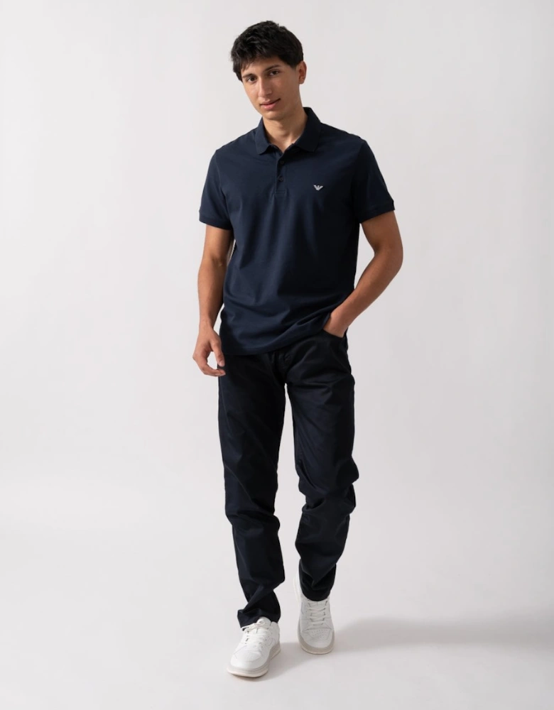 Mens Eagle Logo Beach Polo