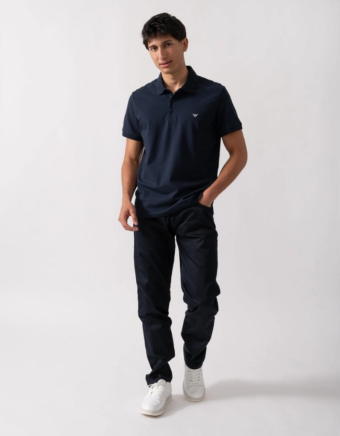 Mens Eagle Logo Beach Polo