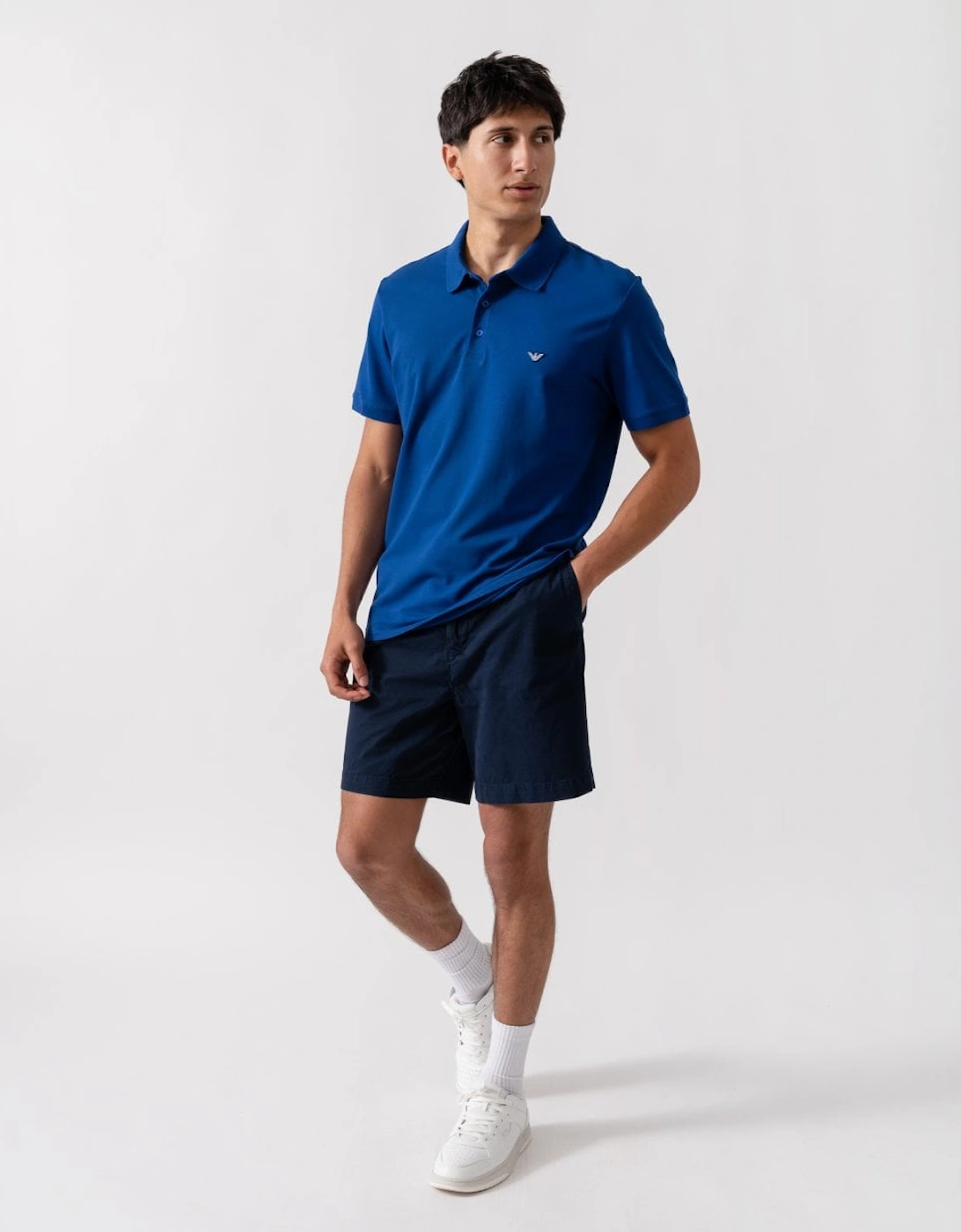 Mens Eagle Logo Beach Polo