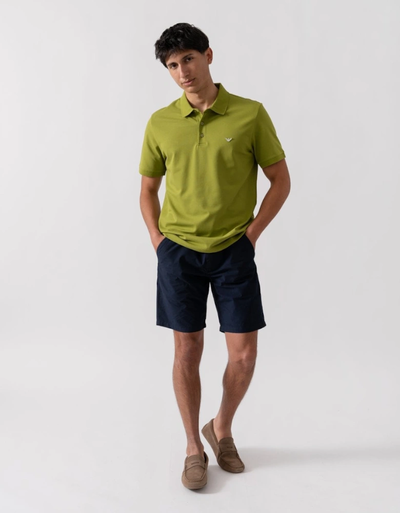 Mens Eagle Logo Beach Polo