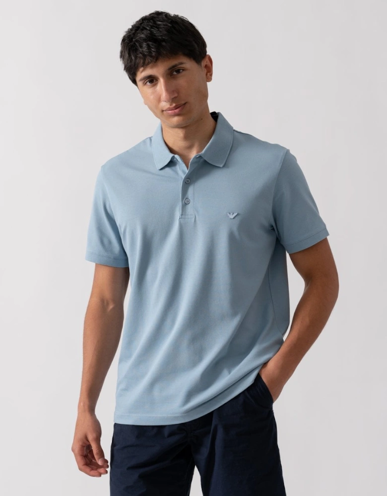 Mens Eagle Logo Beach Polo